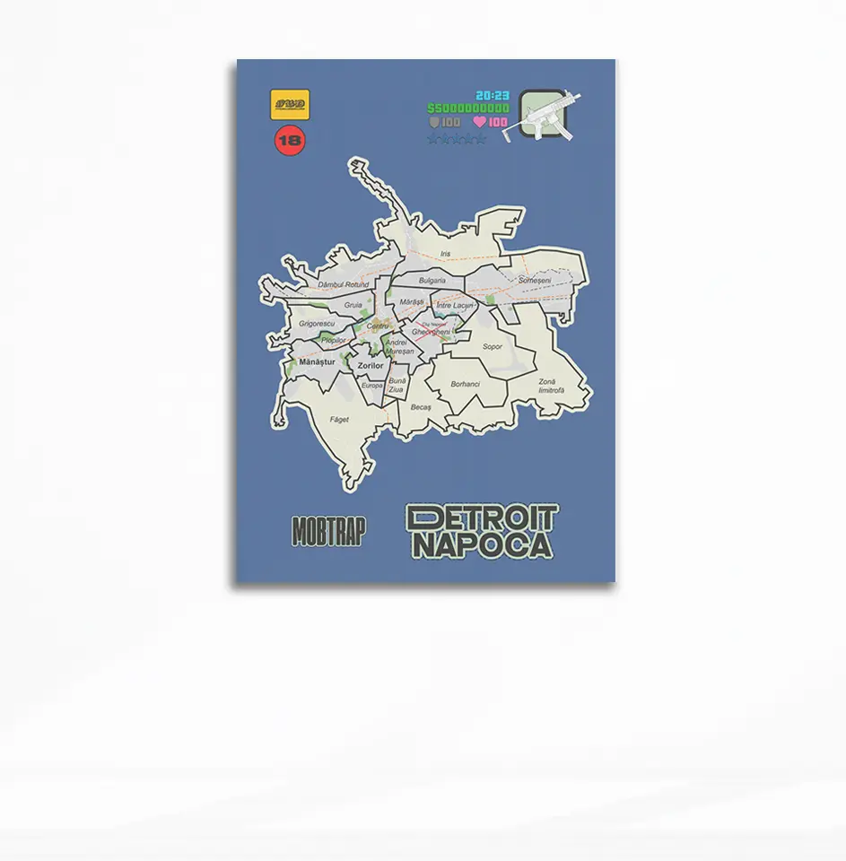 DETROIT NAPOCA Tablou canvas